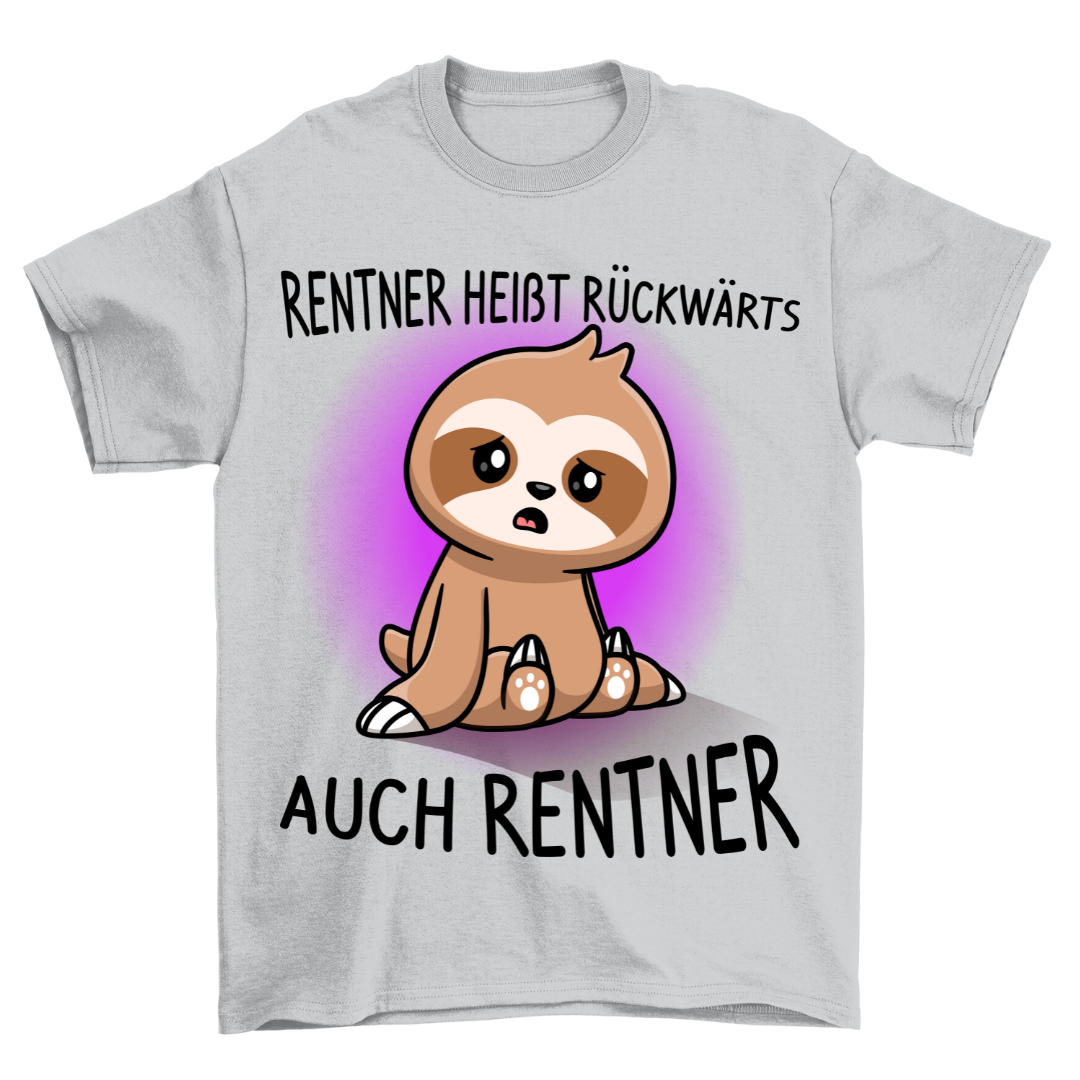 Rückwärts Faultier - Shirt Unisex