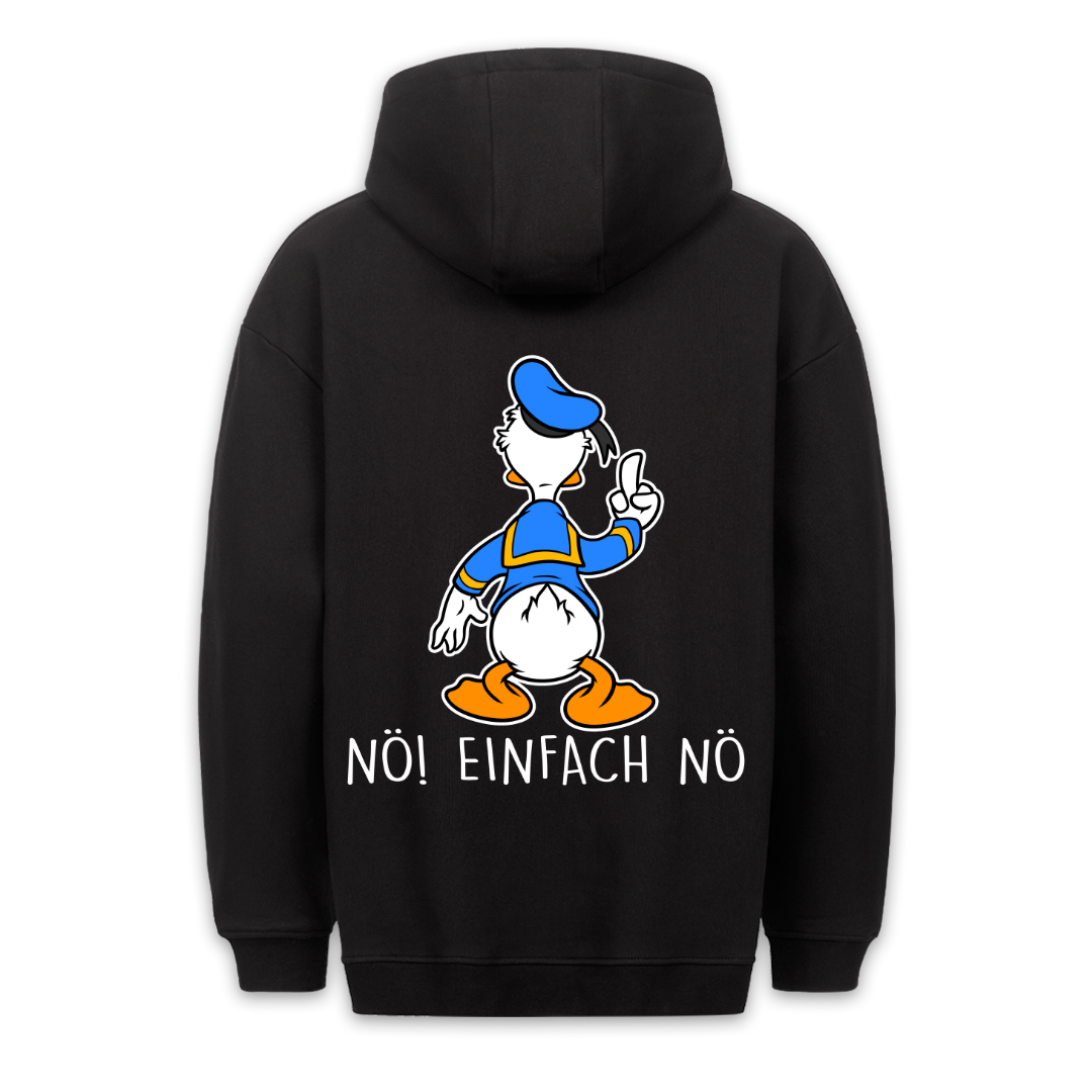 Nö! Ente - Hoodie Unisex Rückendruck