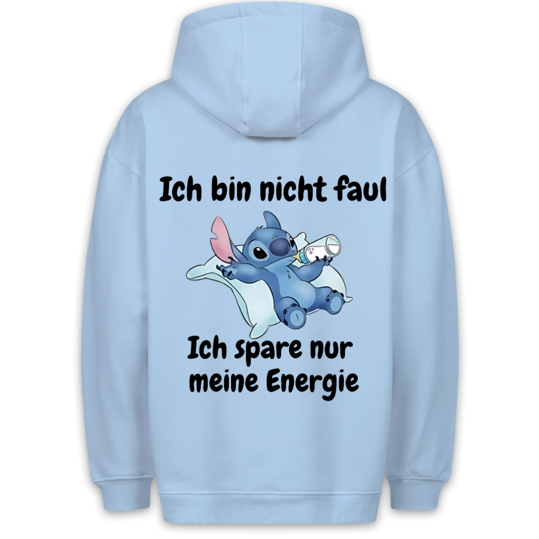 Nicht faul - Hoodie Unisex Backprint