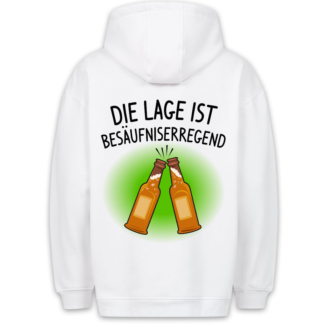 Besäufniserregend - Hoodie Unisex Rückendruck