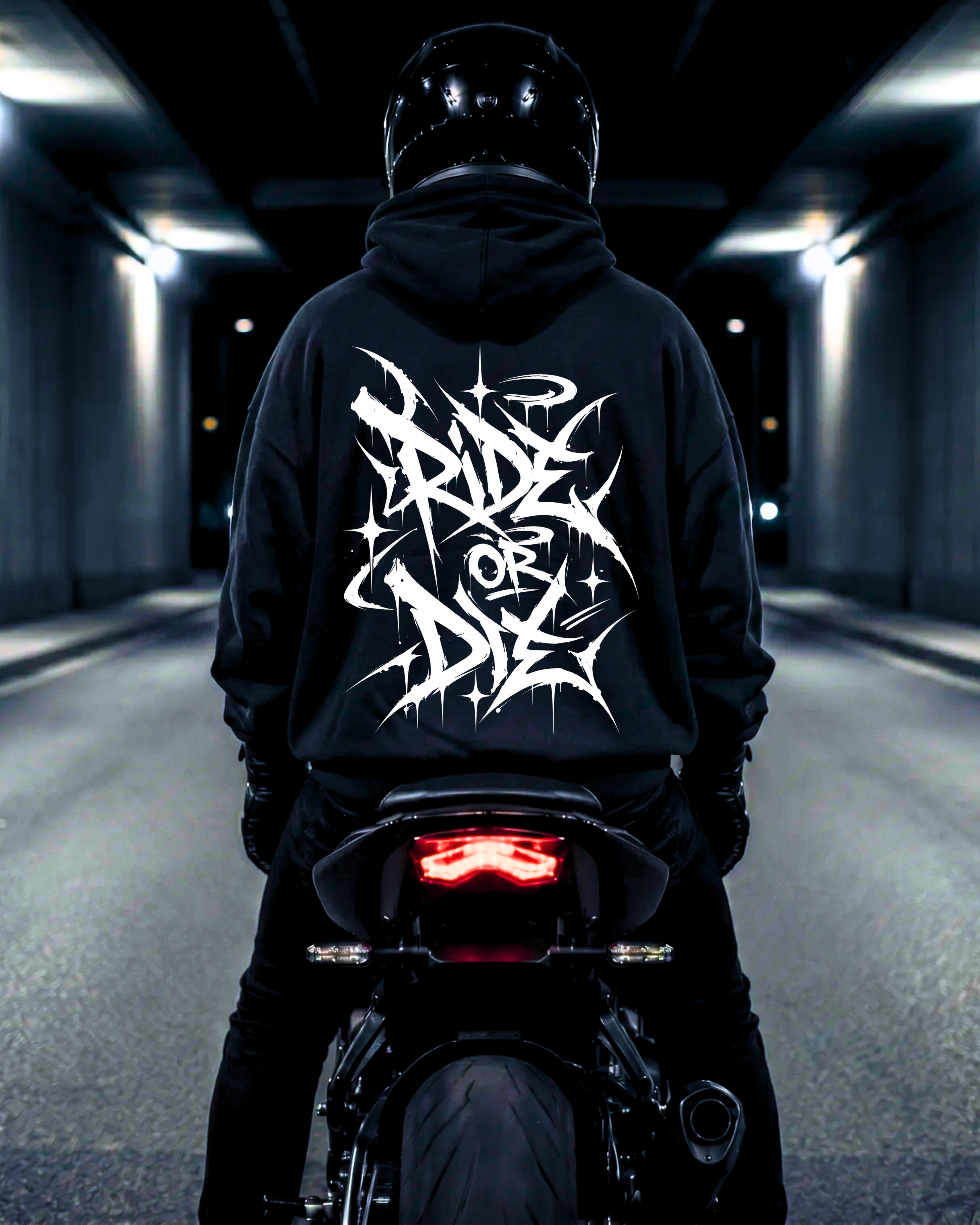 Ride or Die Graffiti - Premium Hoodie Unisex