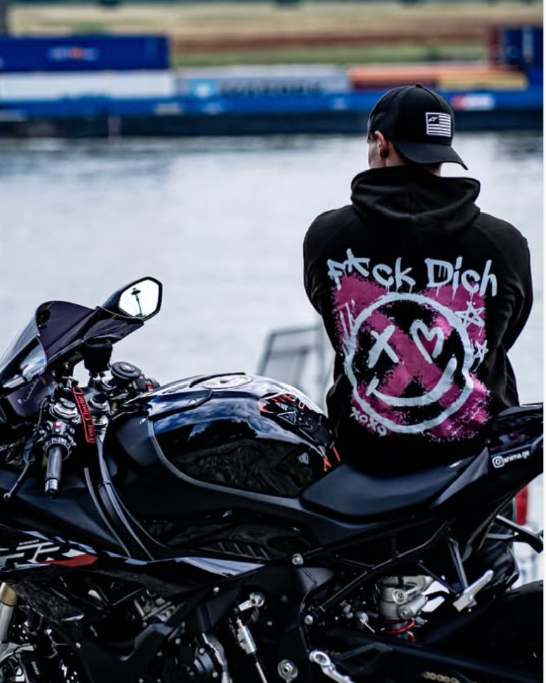 F*ck dich - Premium Backprint Unisex