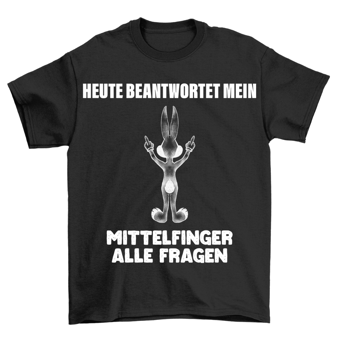 Mittelfinger Bunny - Shirt Unisex