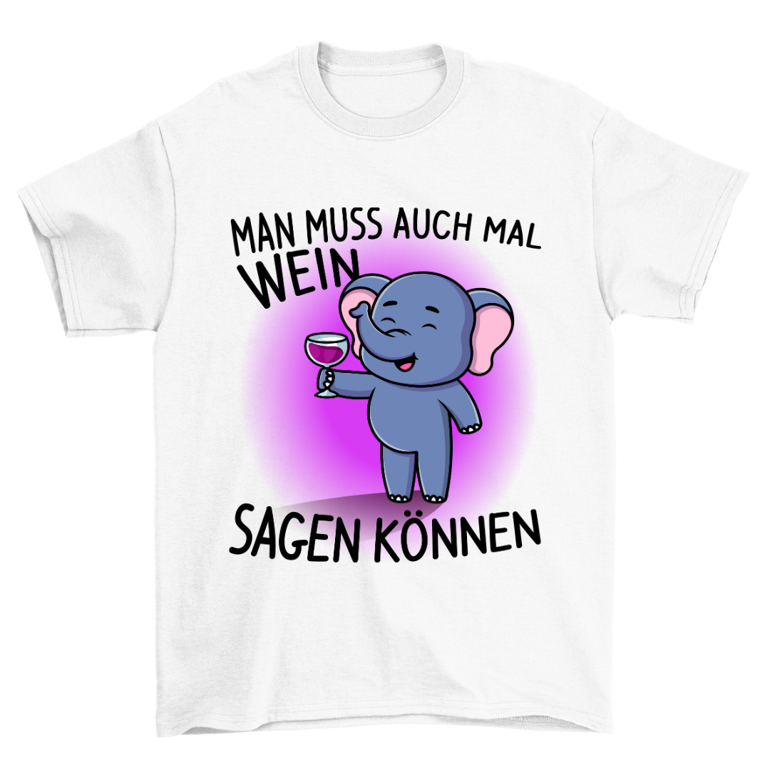Wein Elefant - Shirt Unisex