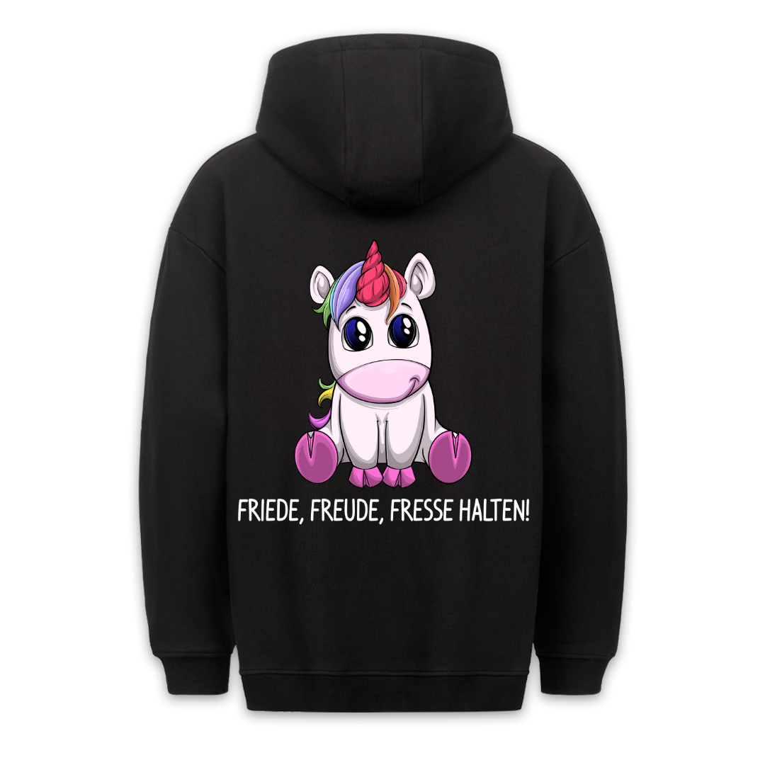 Fr*sse Einhorn - Hoodie Unisex Rückendruck