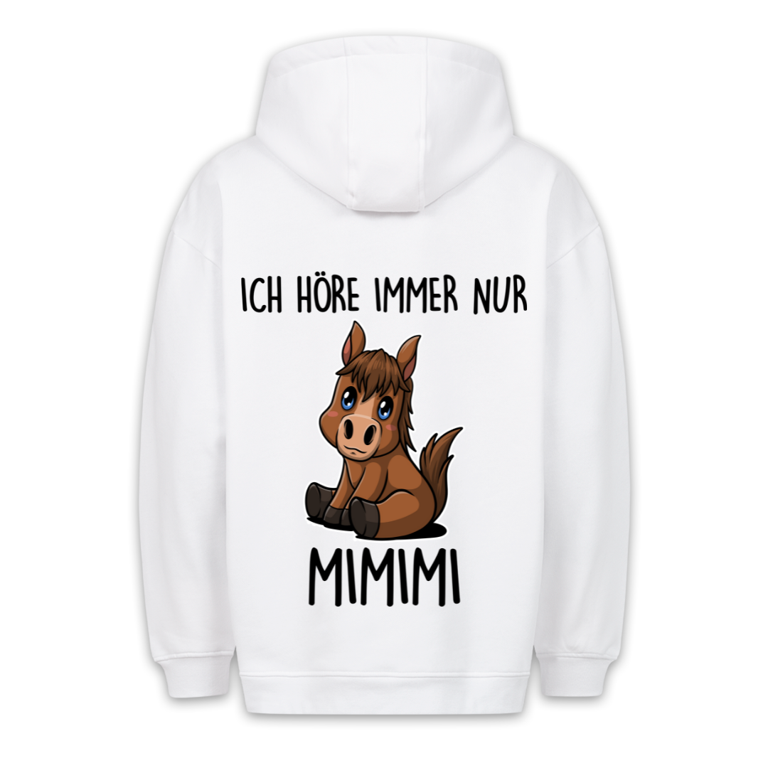 MiMiMi Pony - Hoodie Unisex Rückendruck