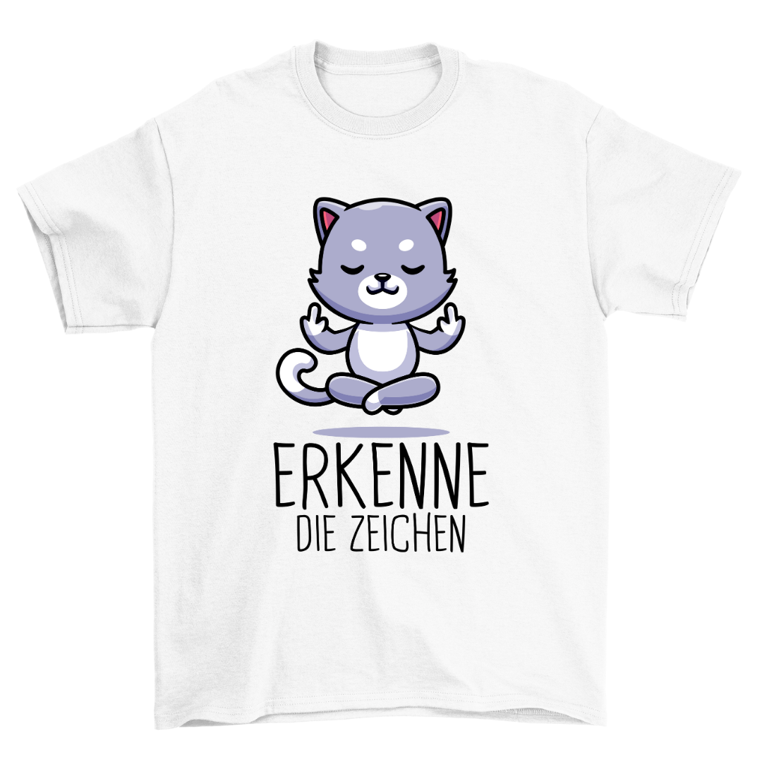 Zeichen Katze - Shirt Unisex