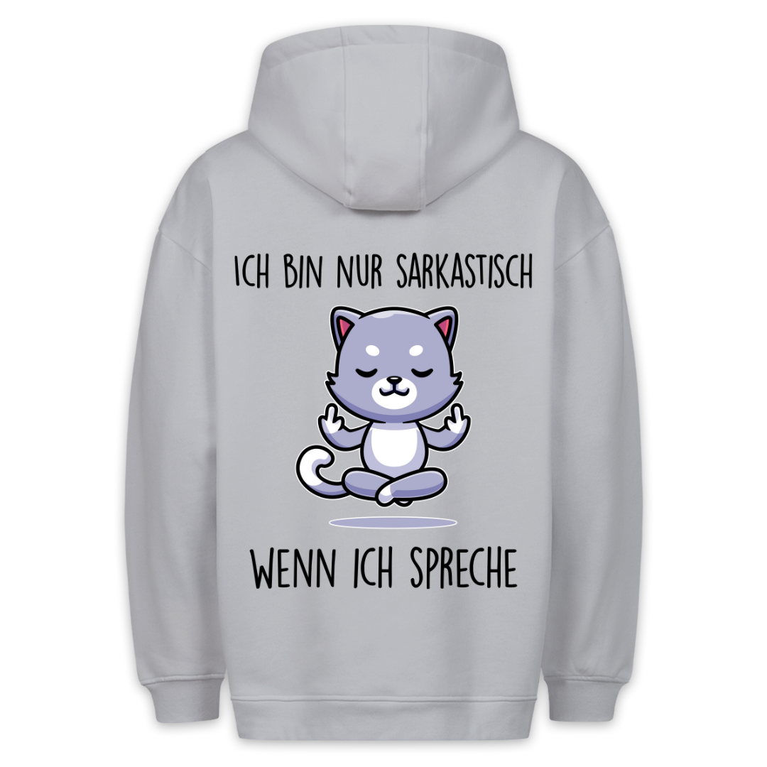 Sarkastisch - Hoodie Unisex Rückendruck