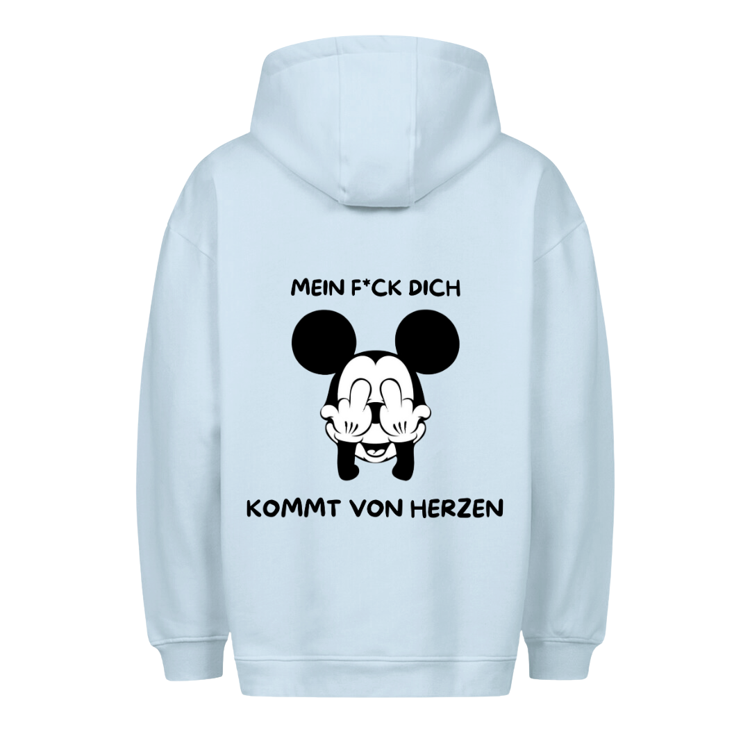 Von Herzen Maus - Hoodie Unisex Rückendruck