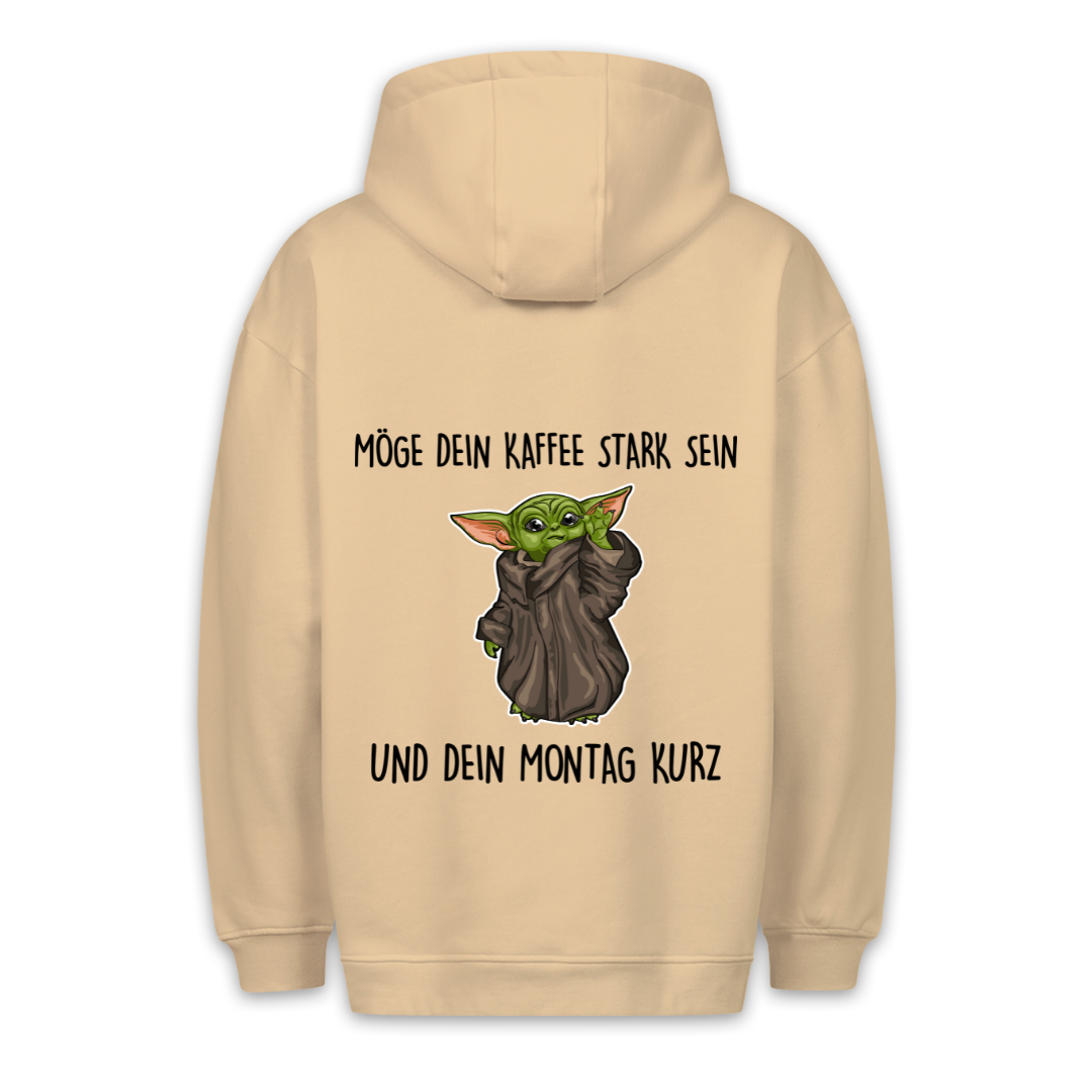 Montag Kurz - Hoodie Unisex Rückendruck