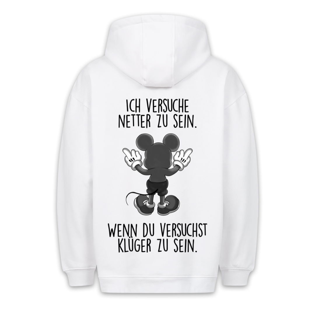 Netter Maus - Hoodie Unisex Rückendruck