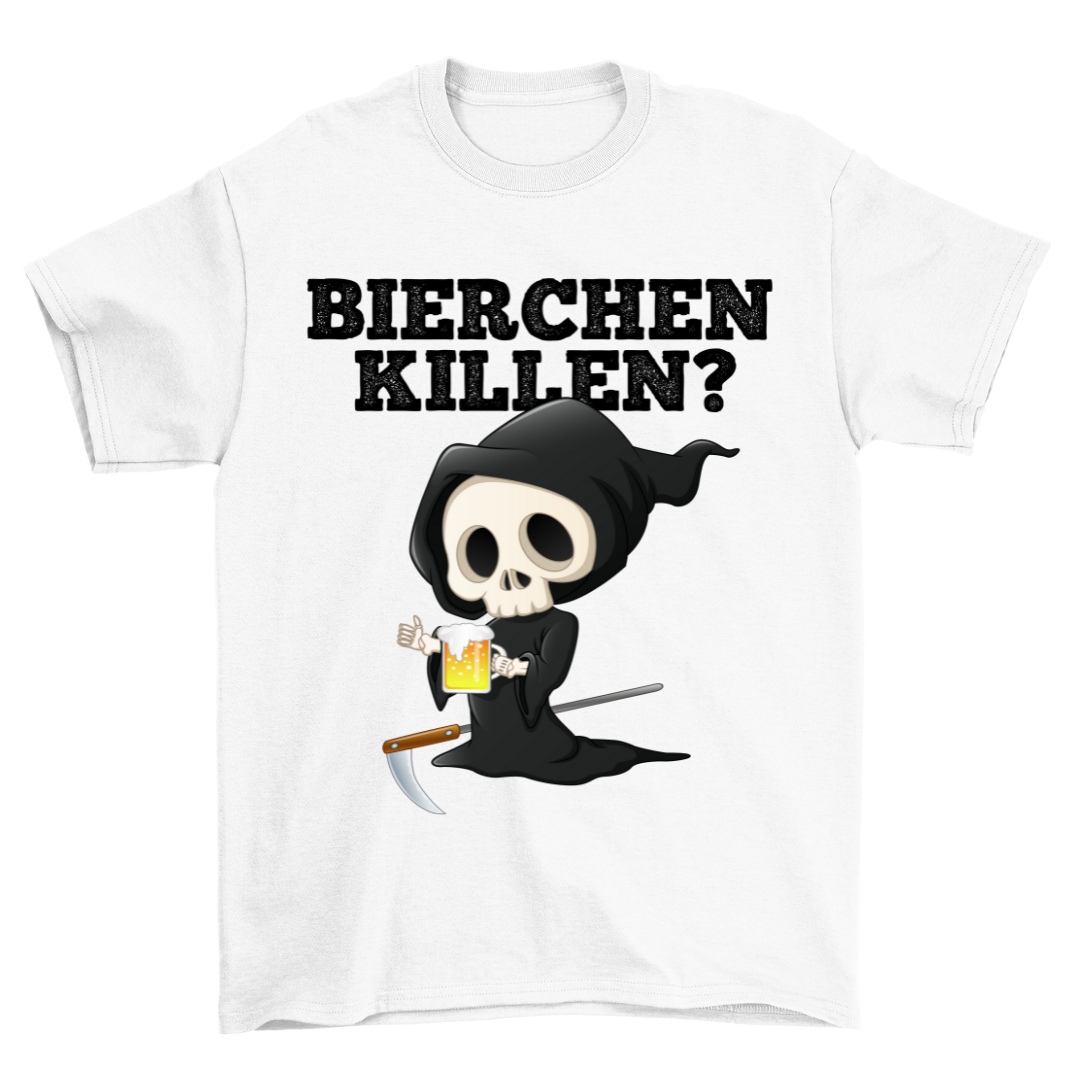 Bierchen Killen Sensenmann - Shirt Unisex