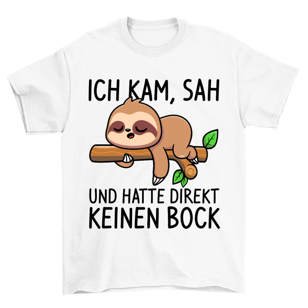 Kein Bock Faultier - Shirt Unisex