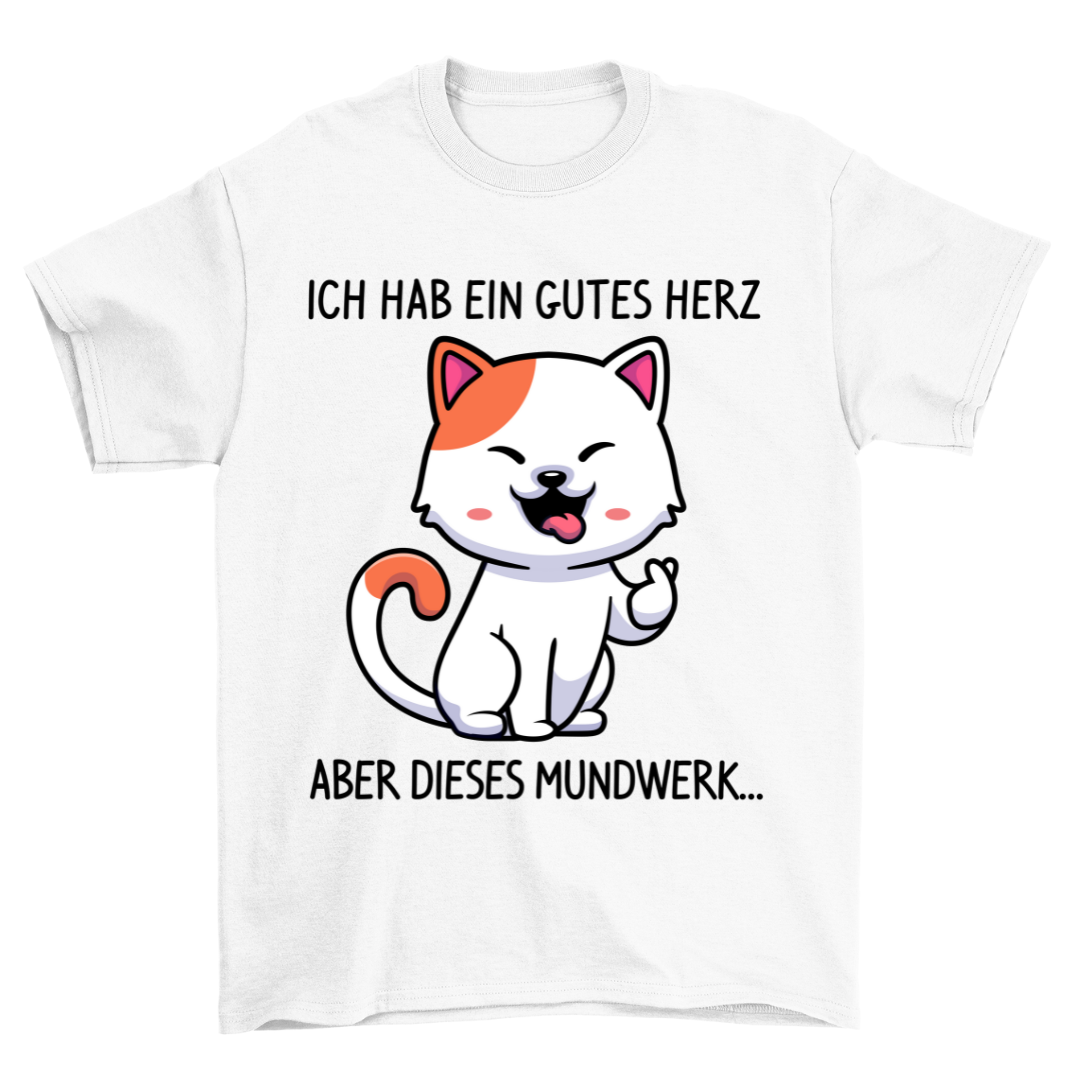 Mundwerk Katze - Shirt Unisex