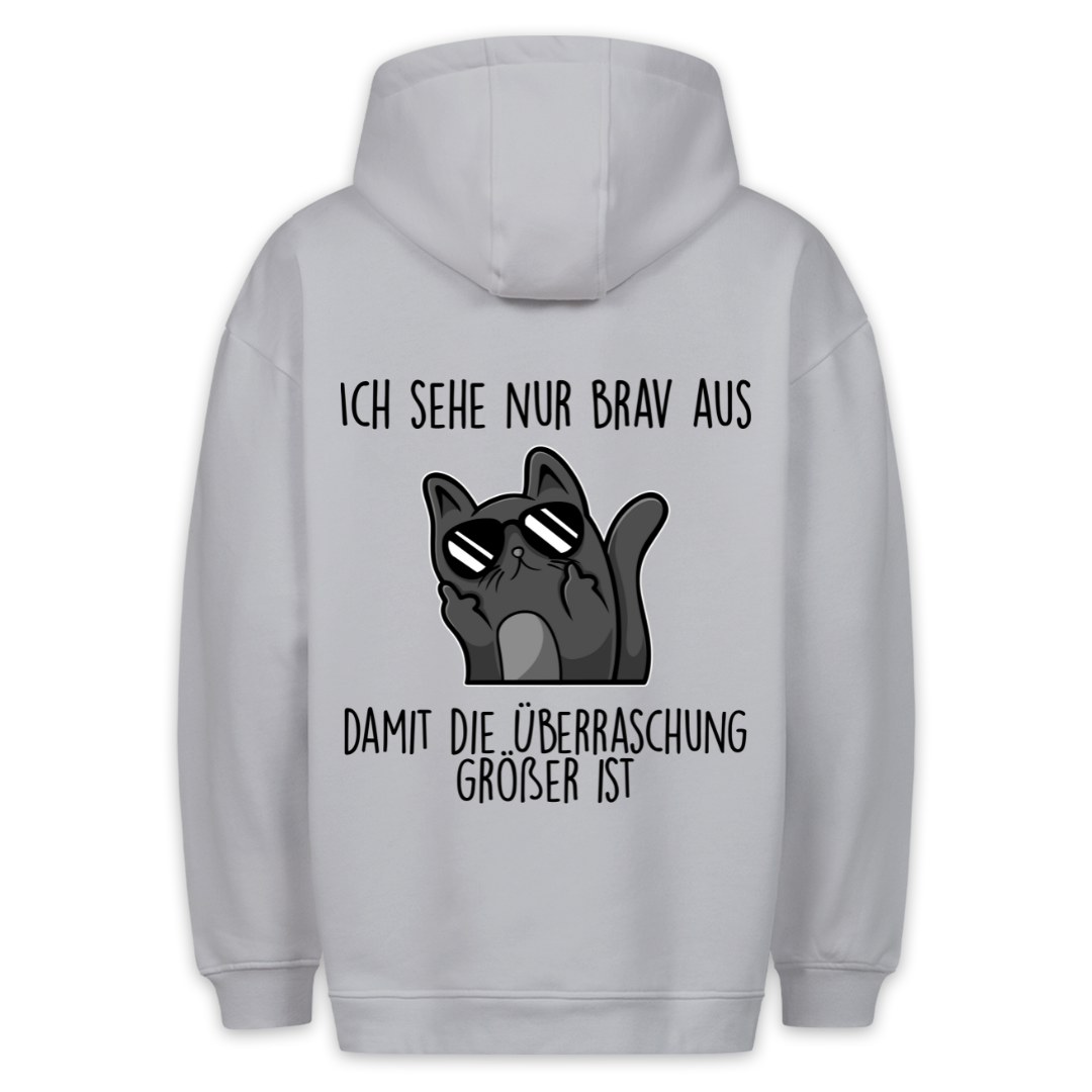 Brav aussehen - Hoodie Unisex Rückendruck