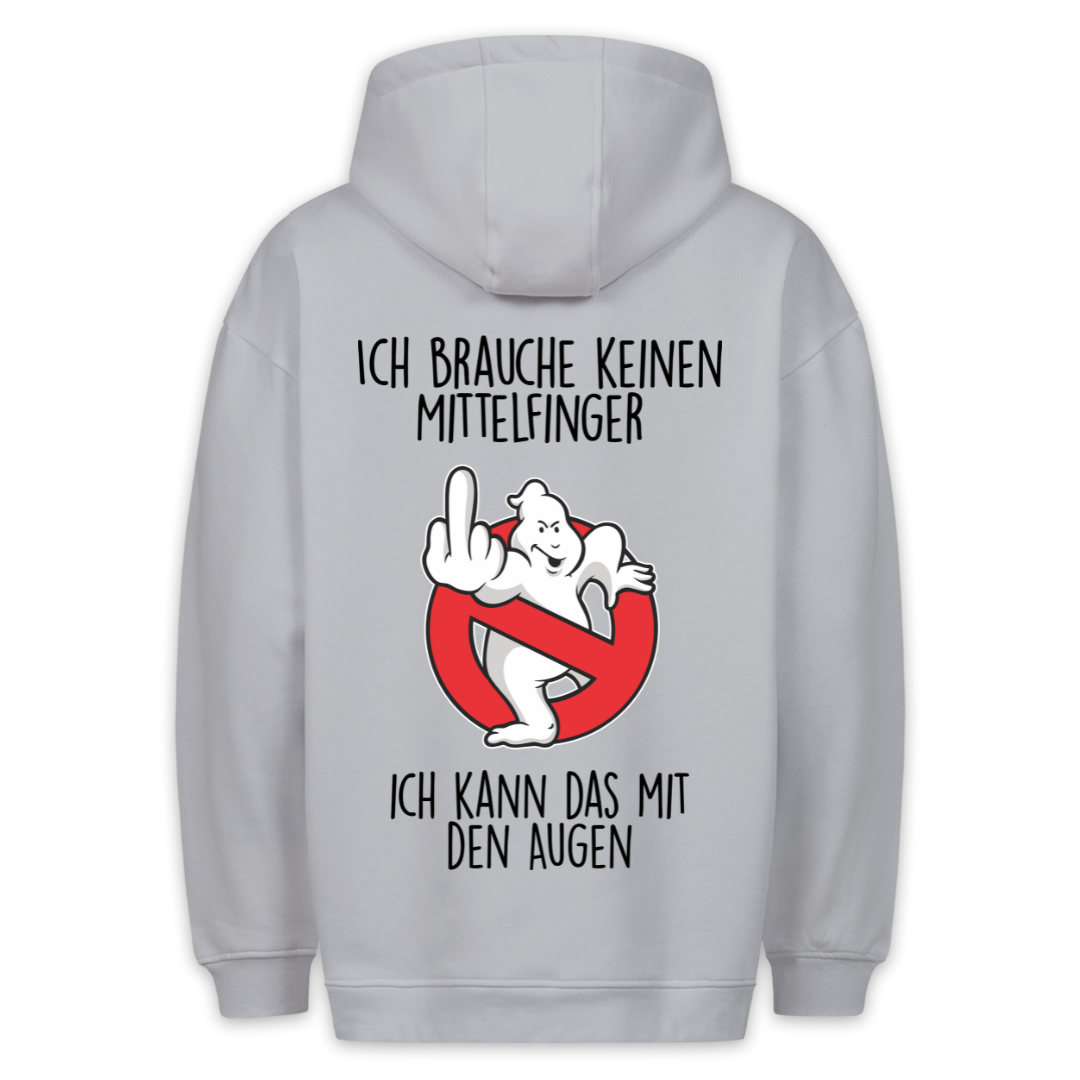 Mittelfinger - Hoodie Unisex Rückendruck