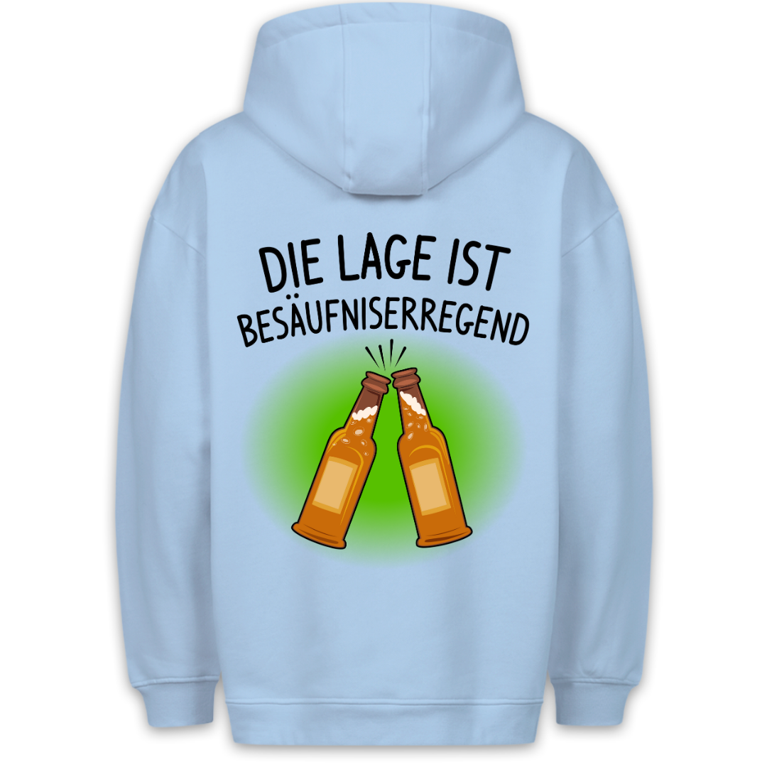 Besäufniserregend - Hoodie Unisex Rückendruck