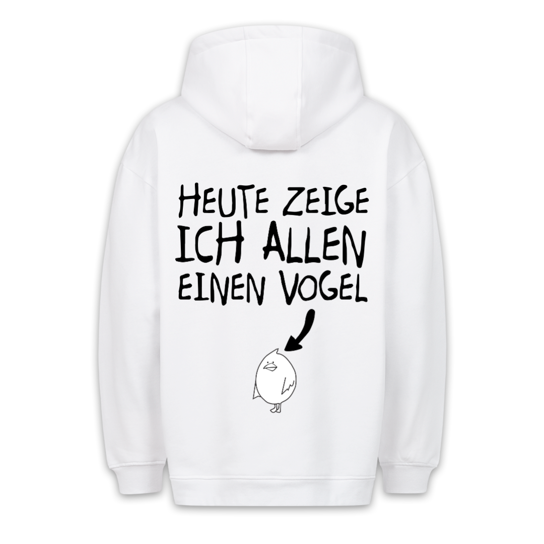 Vogel Zeigen - Hoodie Unisex Rückendruck