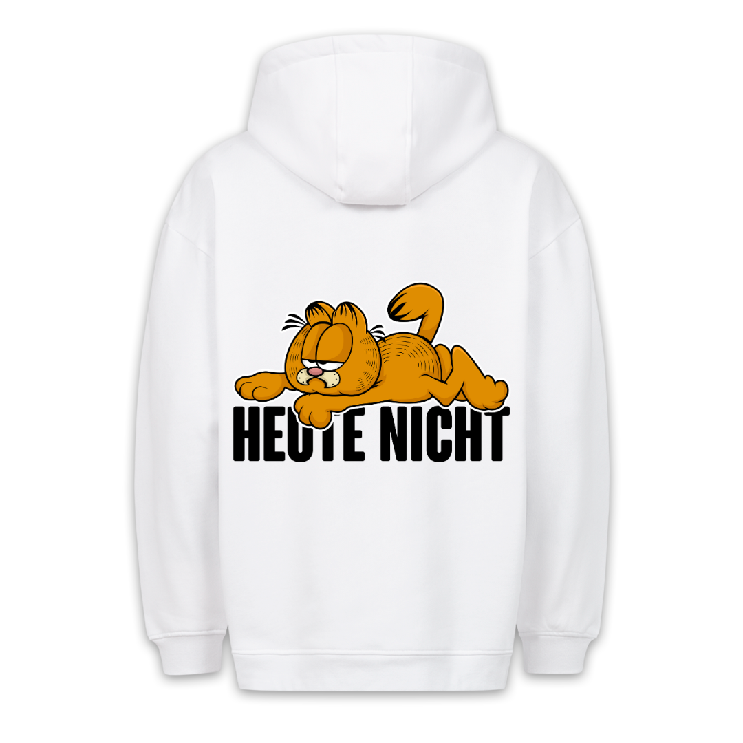 Heute Nicht Katze - Hoodie Unisex Rückendruck