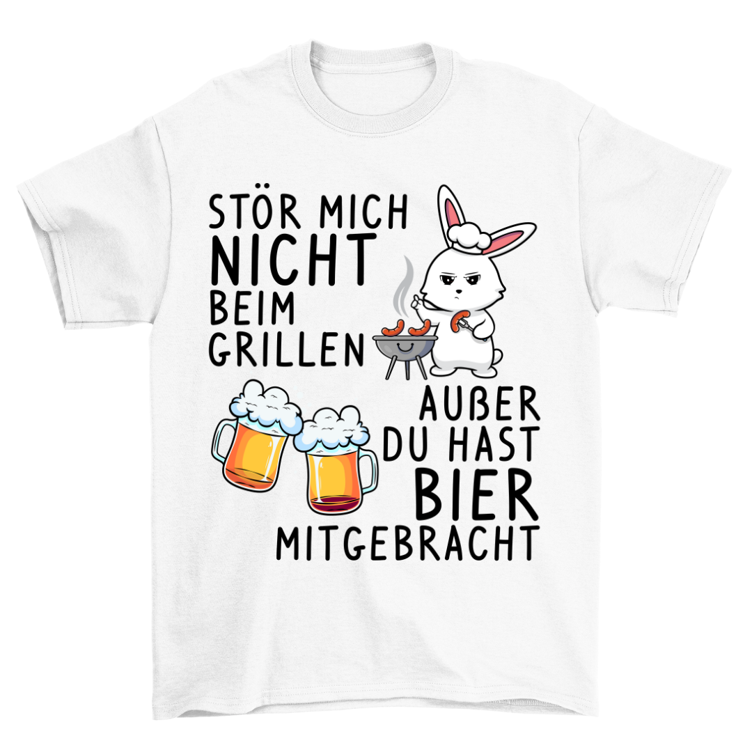 Stör Mich Nicht Beim Grillen - Shirt Unisex