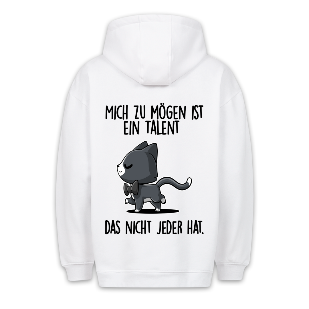 Talent Katze - Hoodie Unisex Rückendruck