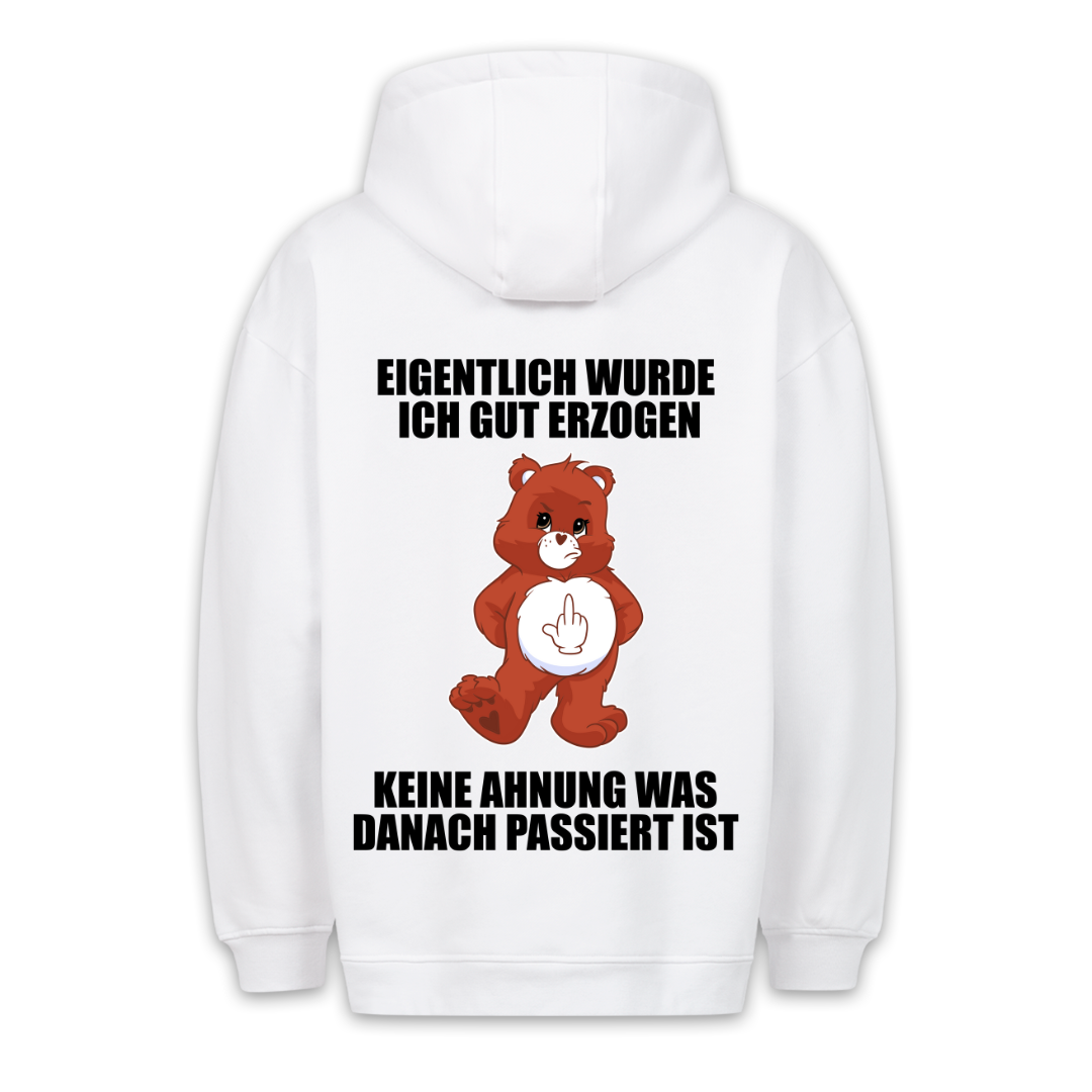 Gut Erzogen Bär - Hoodie Unisex Rückendruck