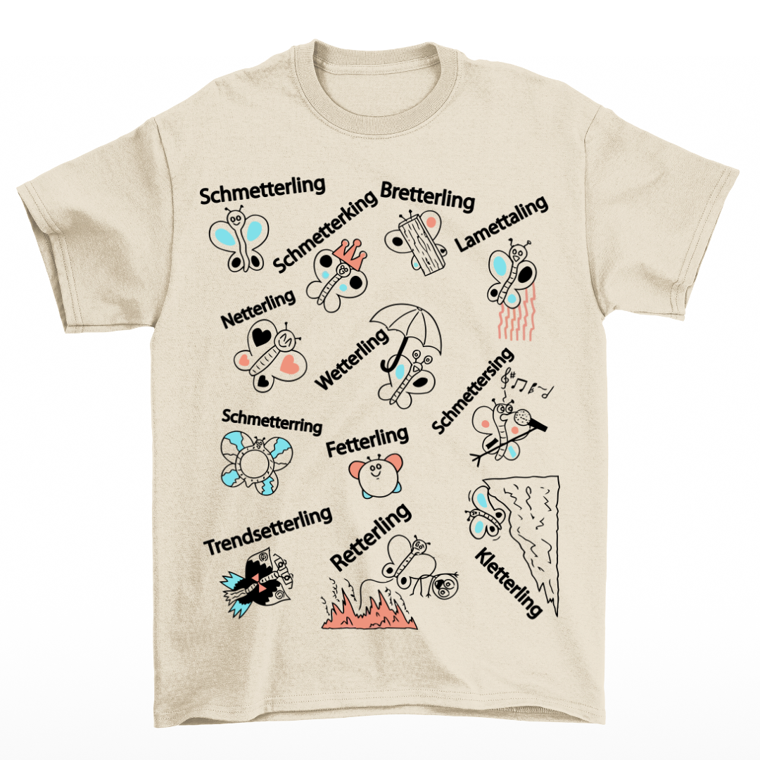 Schmetterling Familie - Shirt Unisex