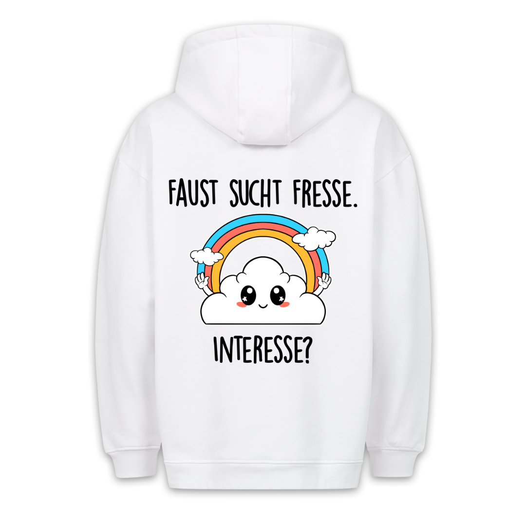 Faust Wolke - Hoodie Unisex Rückendruck