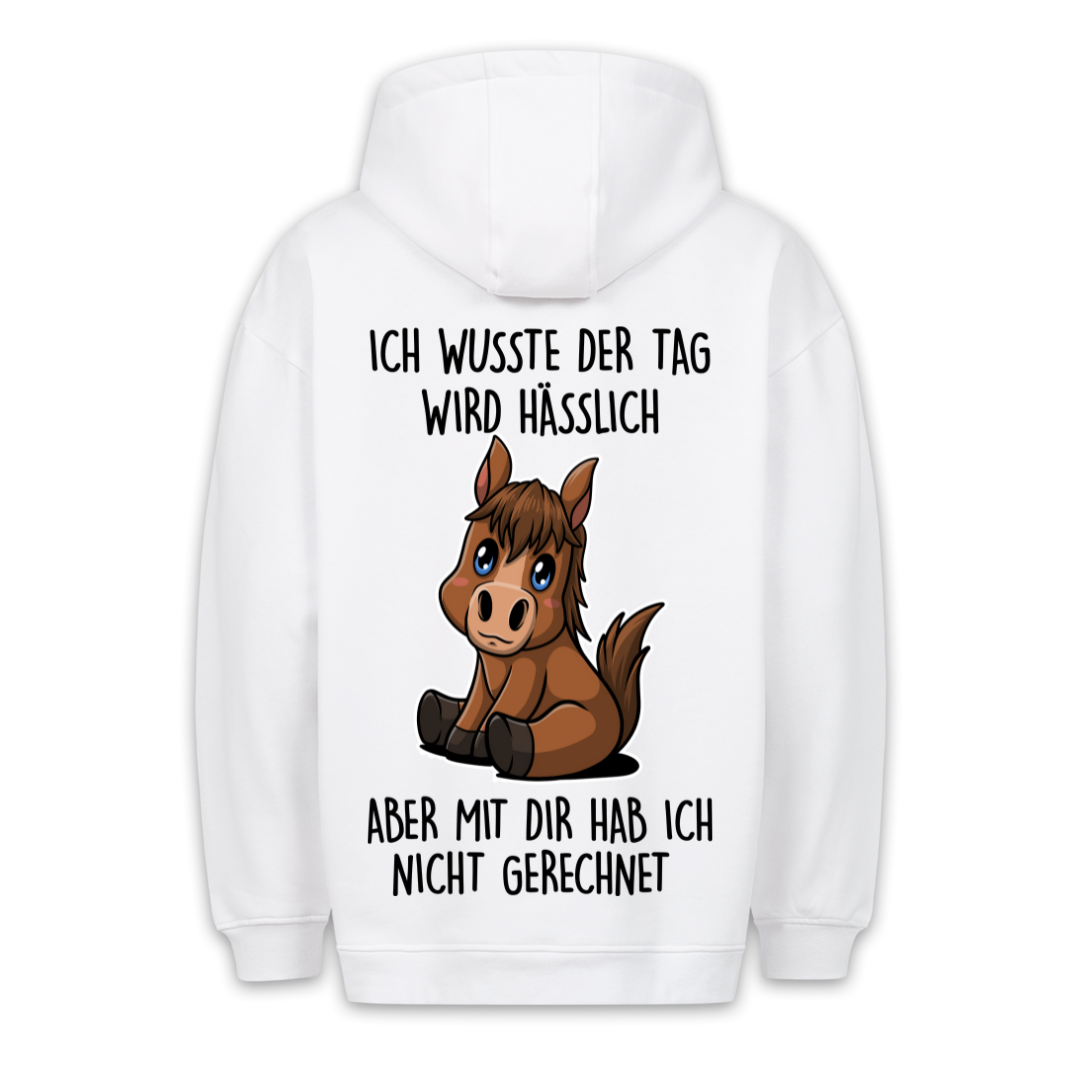 Nicht Gerechnet Pony - Hoodie Unisex Rückendruck