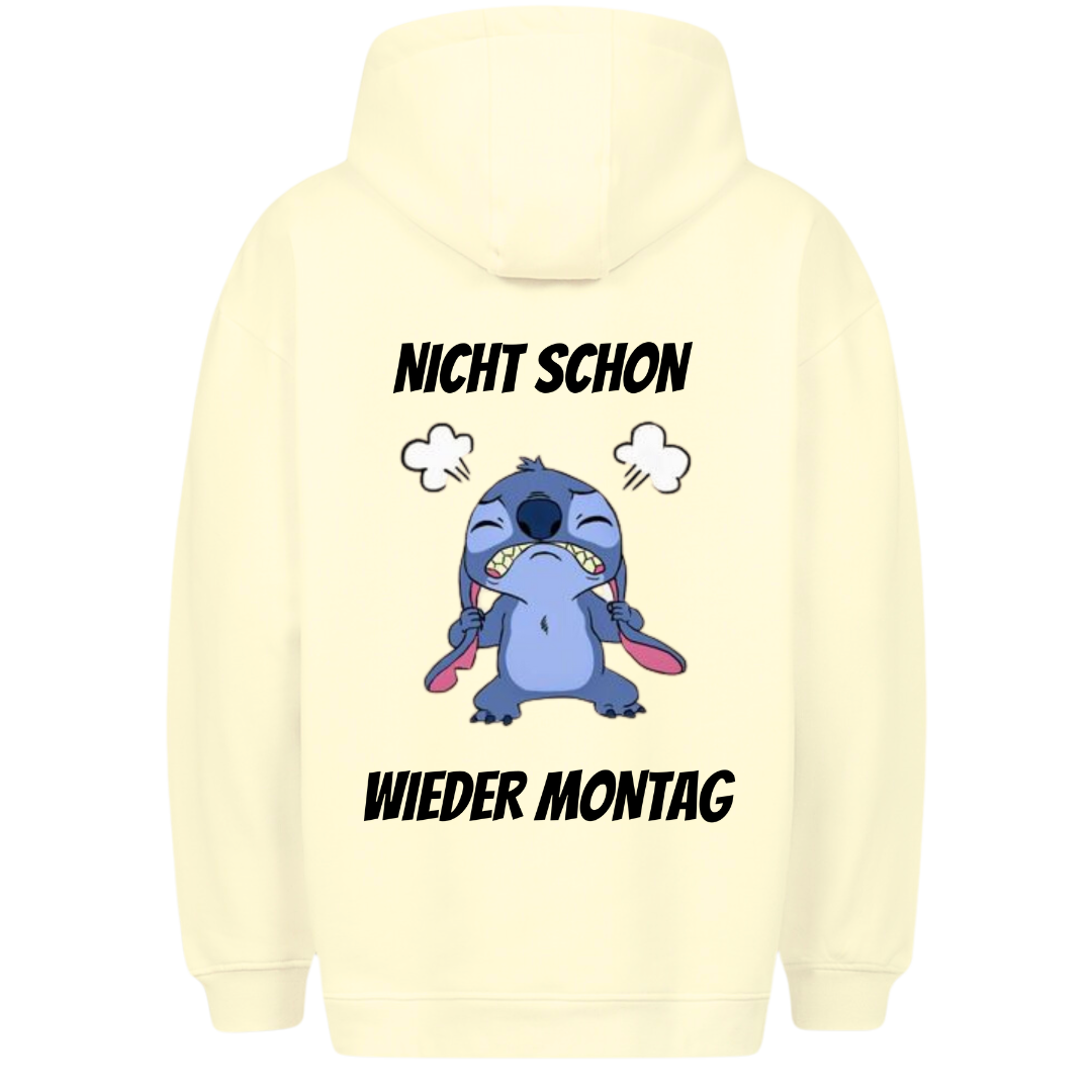 Schon wieder Montag - Hoodie Unisex Backprint