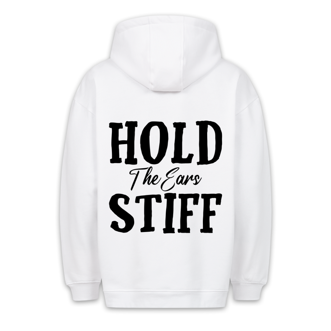 Ears stiff -  Hoodie Unisex Rückendruck