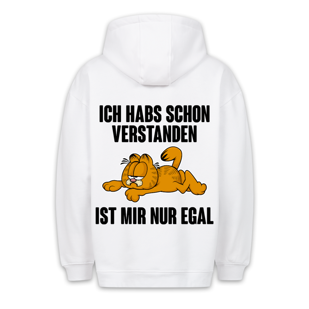 Habs Verstanden Katze - Hoodie Unisex Rückendruck