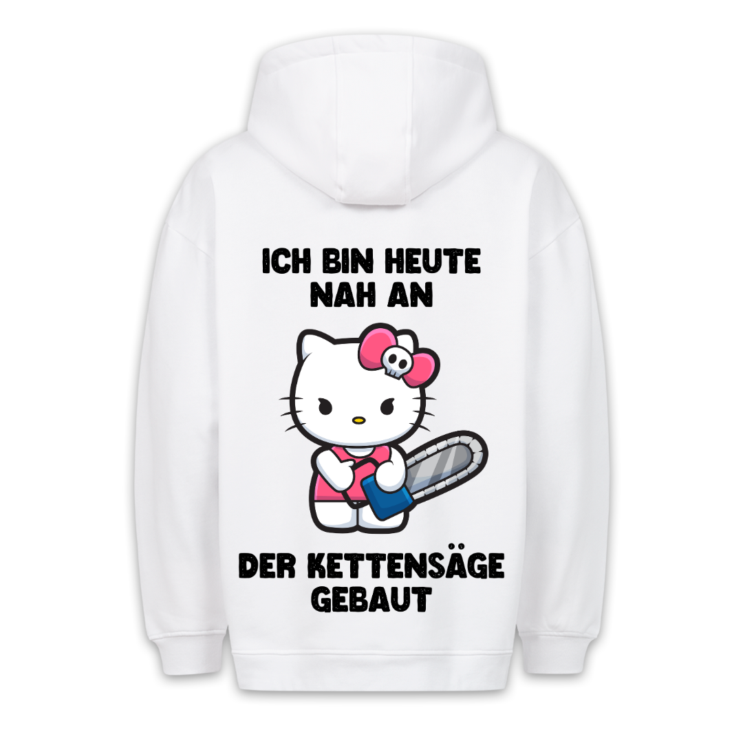 Kettensäge Kätzchen - Hoodie Unisex Rückendruck