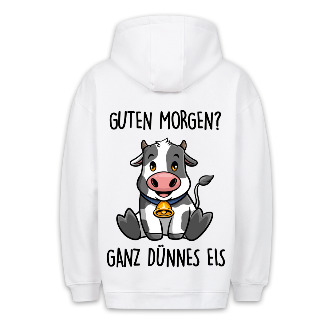 Guten Morgen? Kuh - Hoodie Unisex Rückendruck