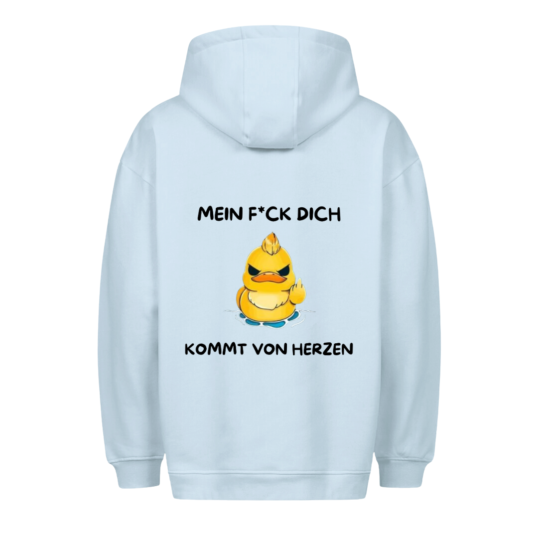 Von Herzen Ente - Hoodie Unisex Rückendruck