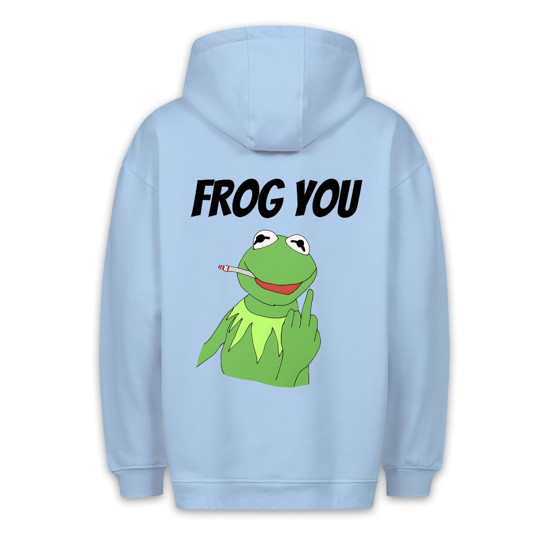 Frog you - Hoodie Unisex Rückendruck