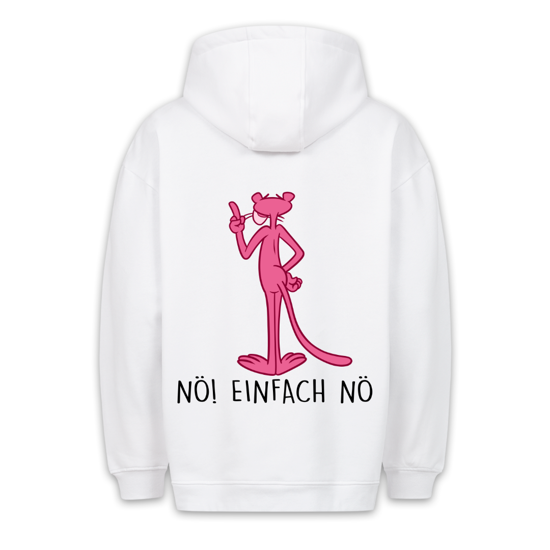 Nö! Panther - Hoodie Unisex Rückendruck