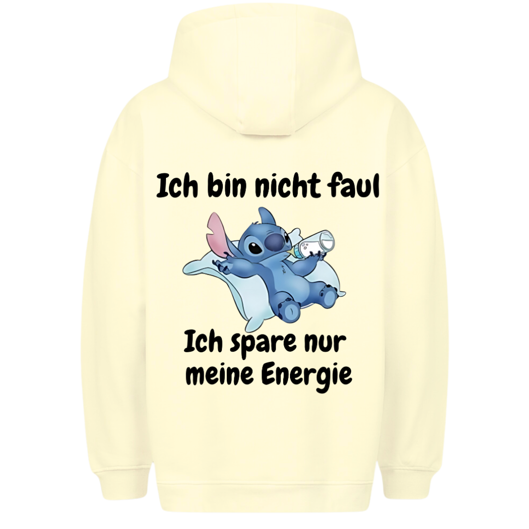 Nicht faul - Hoodie Unisex Backprint