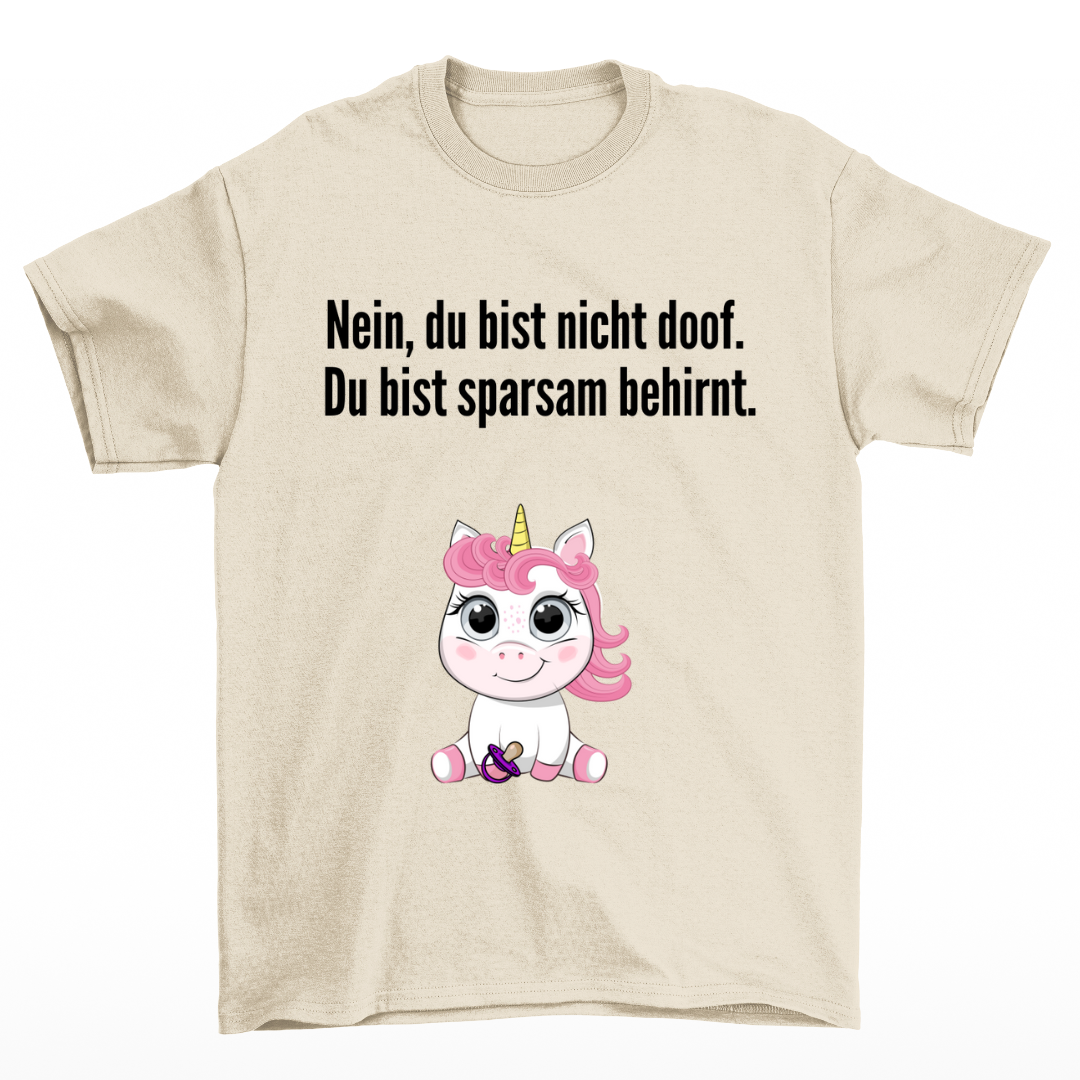 Sparsam behirnt - Shirt Unisex