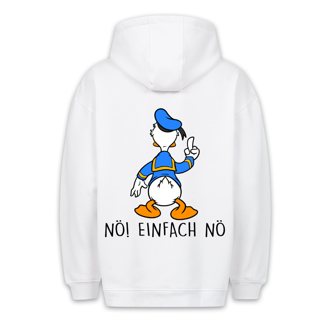 Nö! Ente - Hoodie Unisex Rückendruck