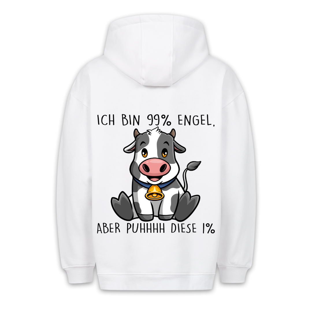 Engel Kuh - Hoodie Unisex Rückendruck