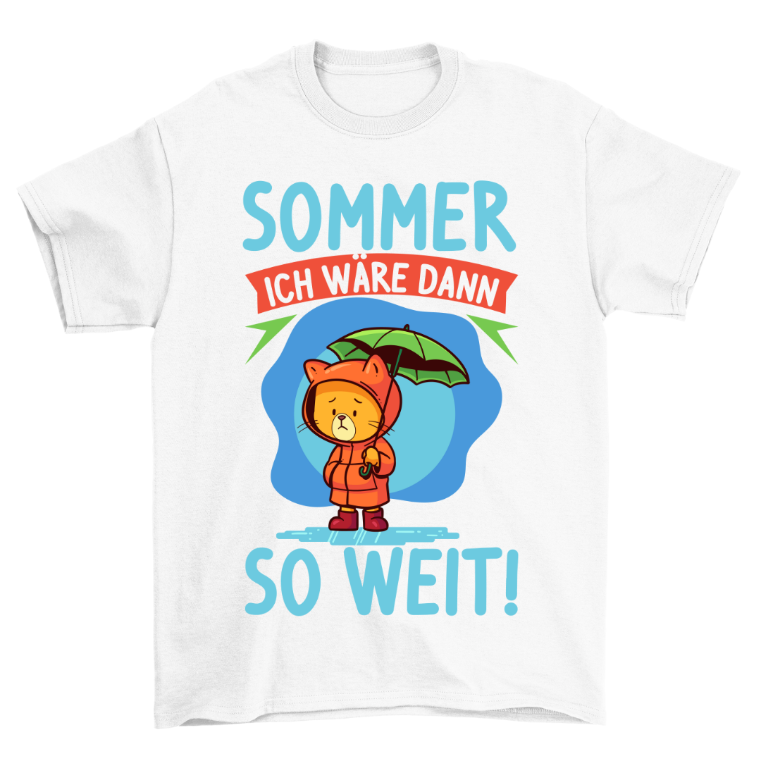 Sommer Katze - Shirt Unisex