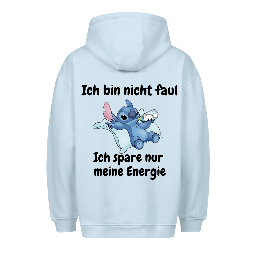 Nicht faul - Hoodie Unisex Backprint