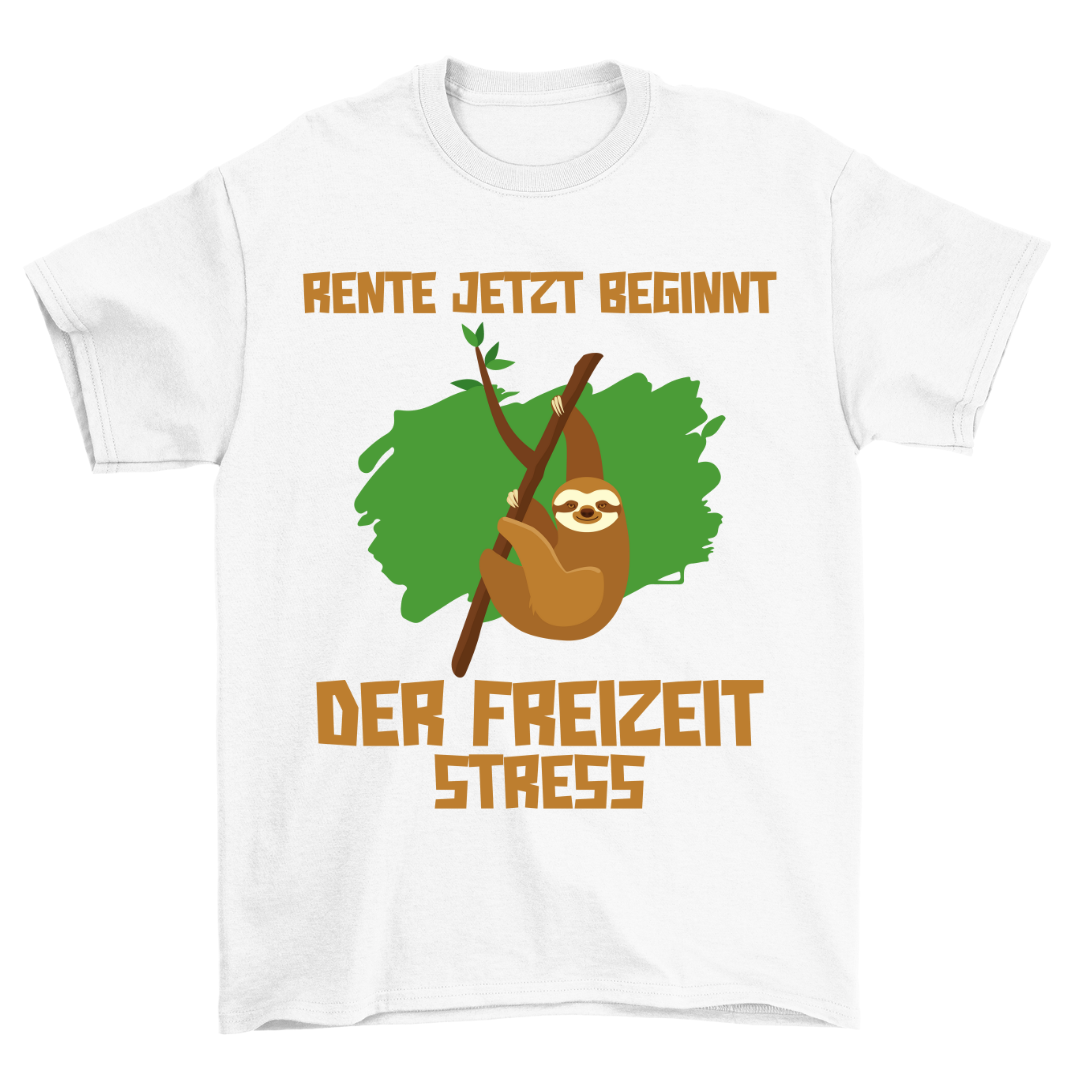 Freizeit Faultier - Shirt Unisex