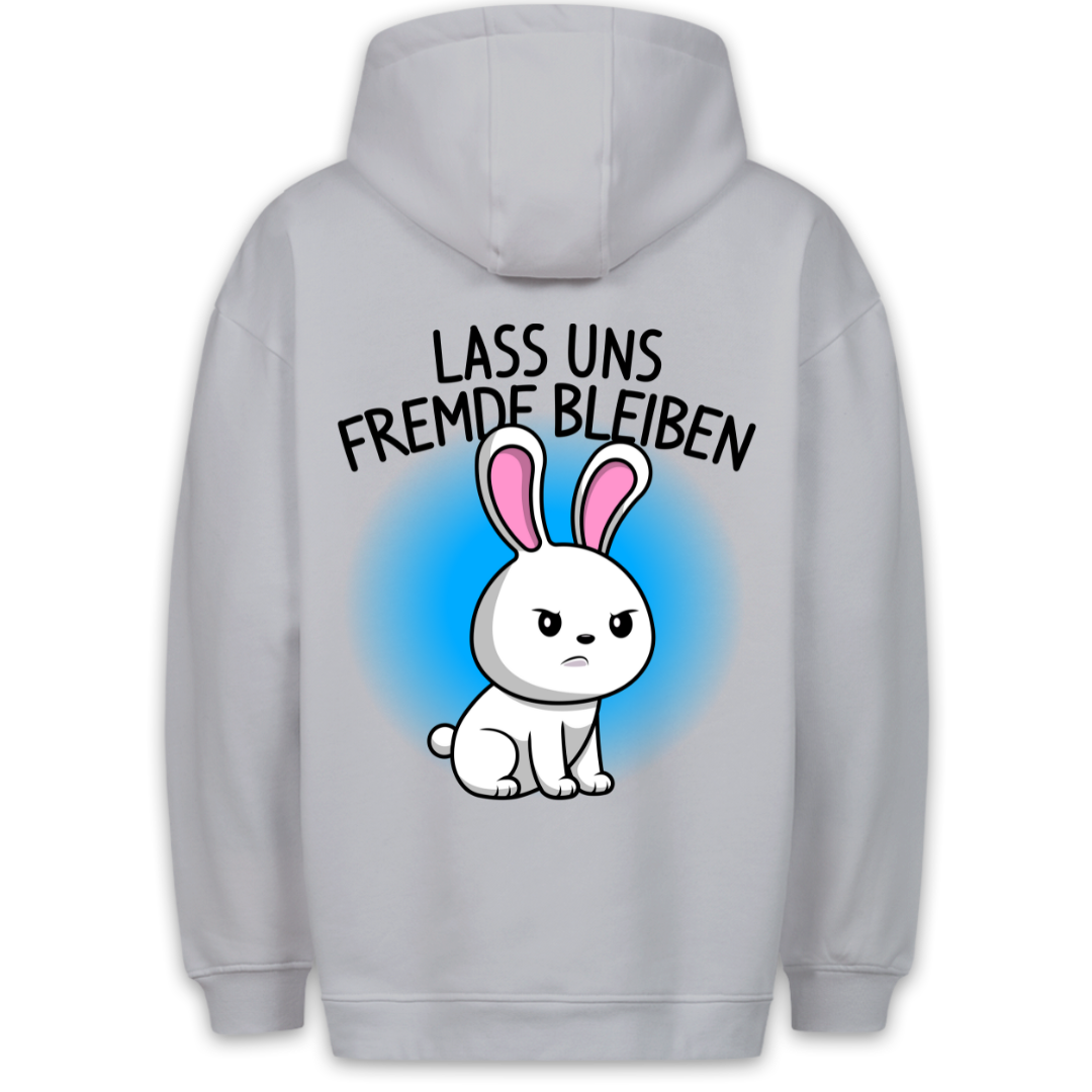 Fremde Hase - Hoodie Unisex Rückendruck