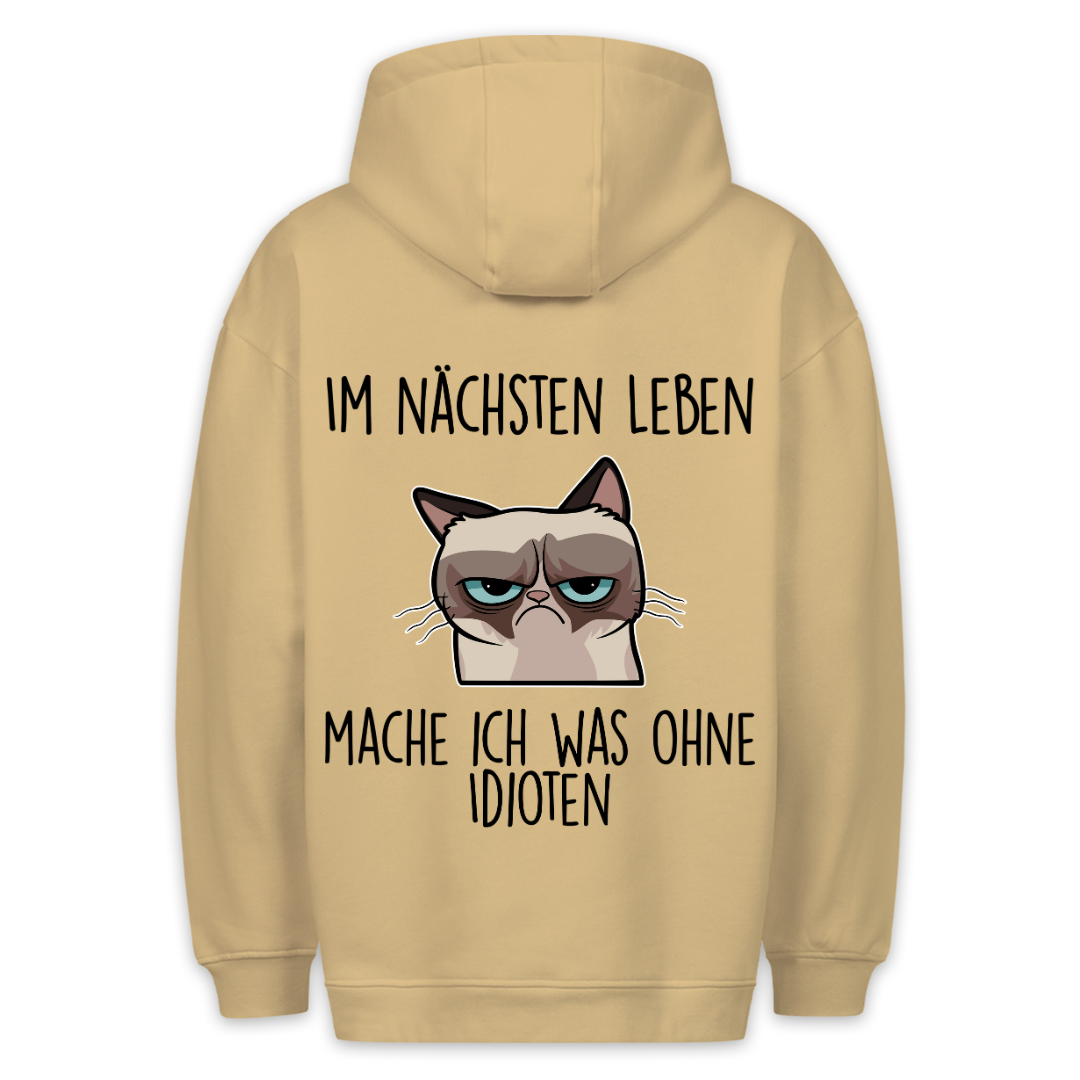 Nächstes Leben - Hoodie Unisex Rückendruck