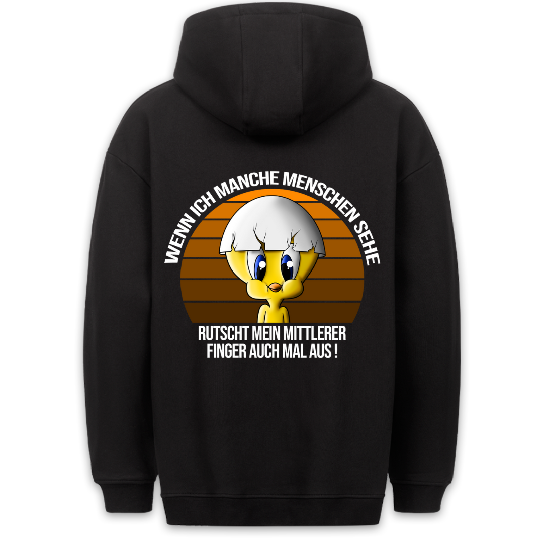 Mittlerer Finger - Unisex Premium Hoodie