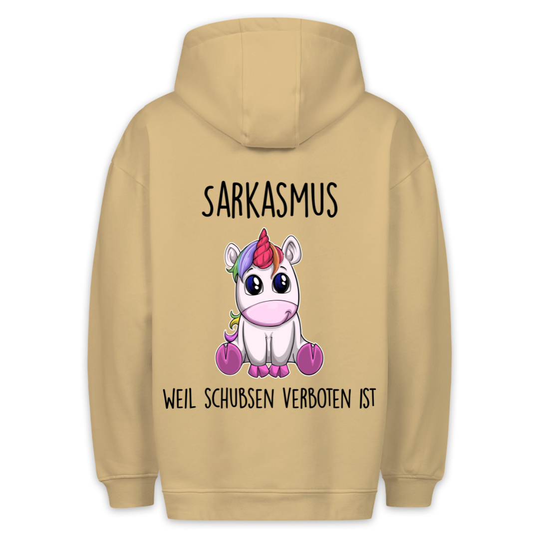 Sarkasmus - Hoodie Unisex Rückendruck