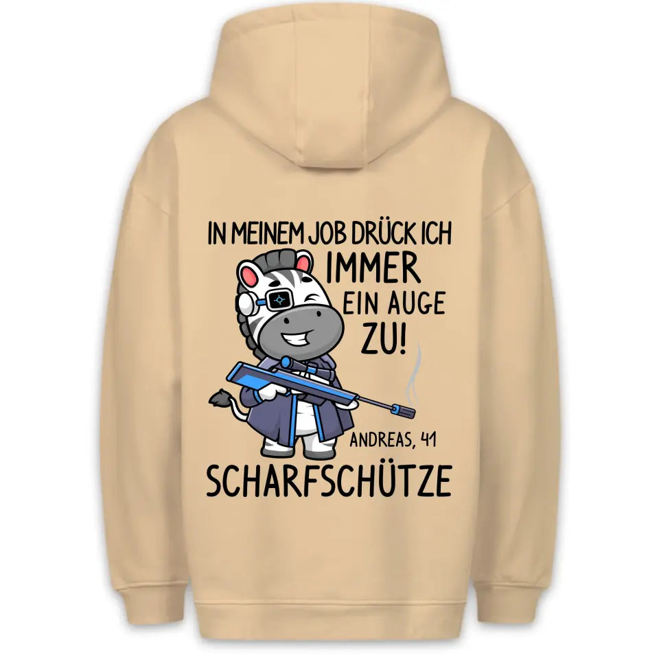 Scharfschütze Zebra - Personalisierbar Unisex