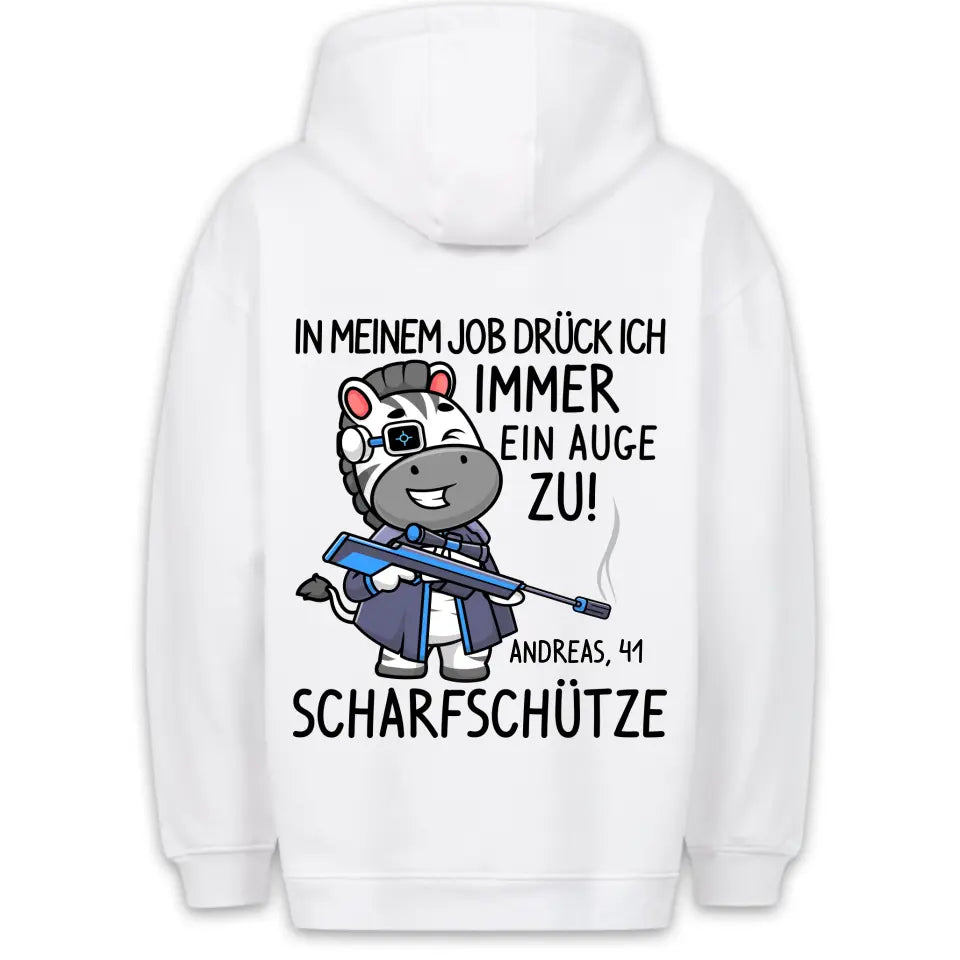 Scharfschütze Zebra - Personalisierbar Unisex